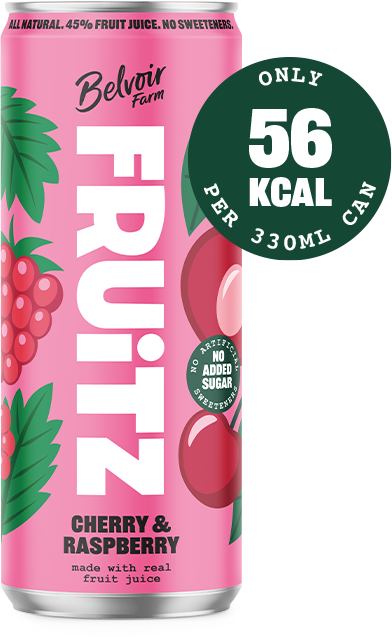 Cherry and raspberry